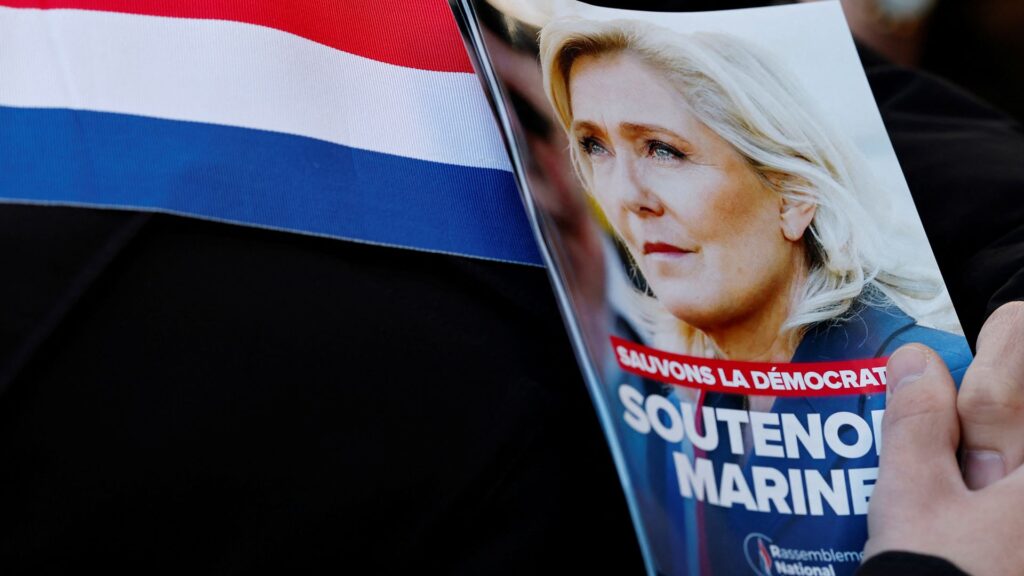 Partij Le Pen wil straatprotest, maar veel Fransen kunnen zich vinden in veroordeling