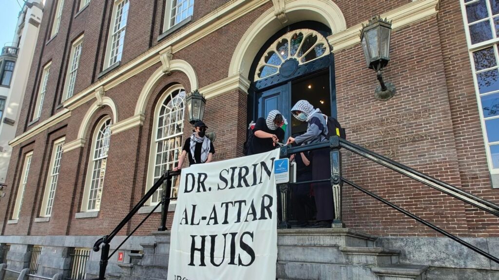 Pro-Palestijnse demonstraties in Amsterdam en Rotterdam