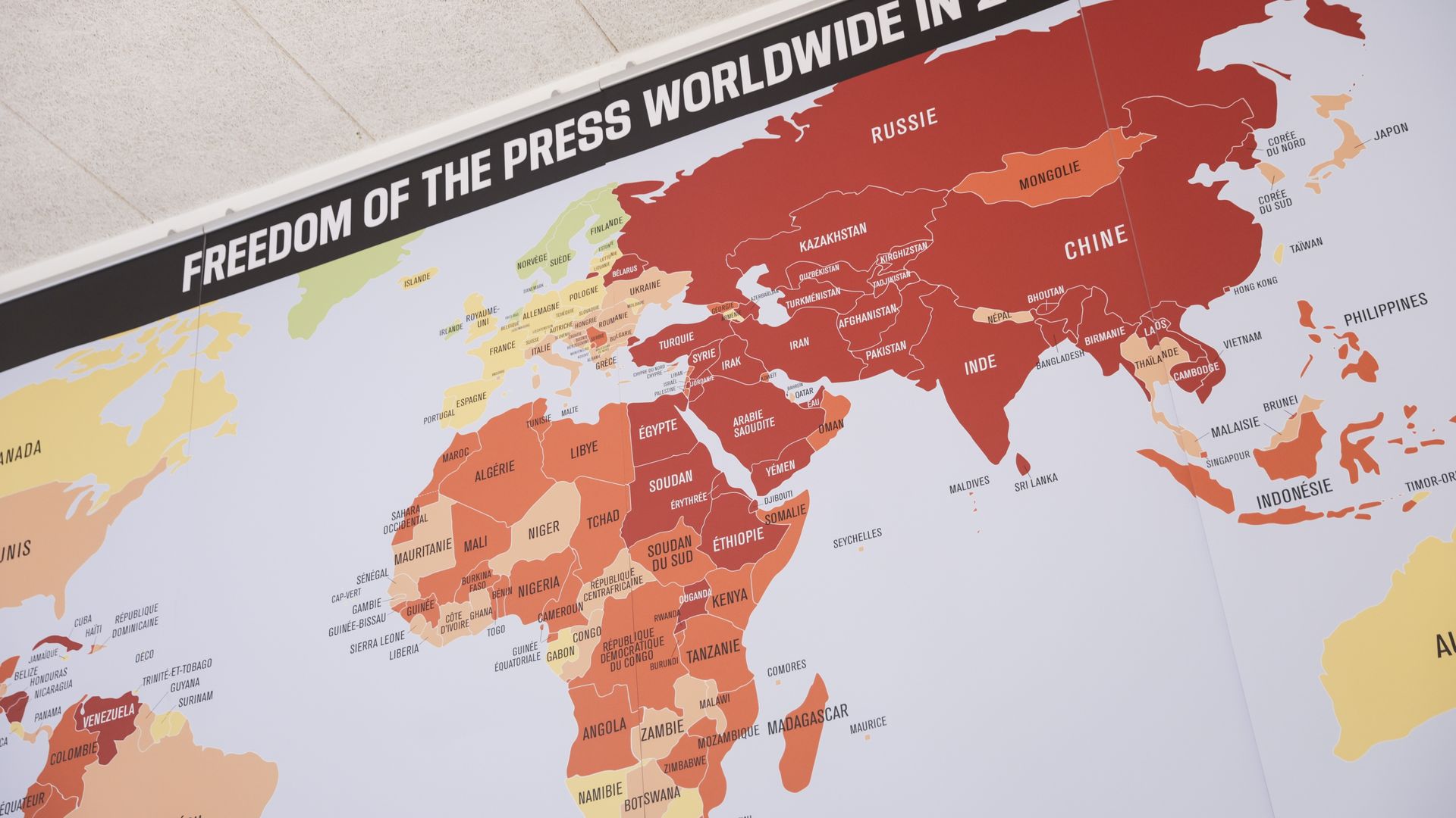 Persvrijheid wereldwijd op dieptepunt, zeggen journalistenorganisaties
