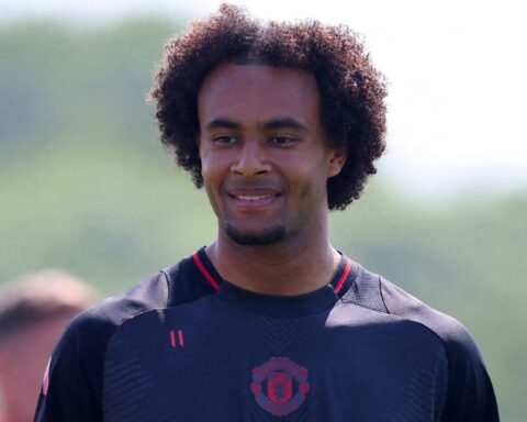 Zirkzee dag voor Europa League-finale terug op trainingsveld bij United