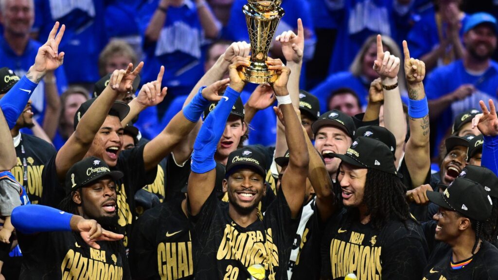 Oklahoma City Thunder verslaat gehavend Indiana Pacers en grijpt NBA-titel