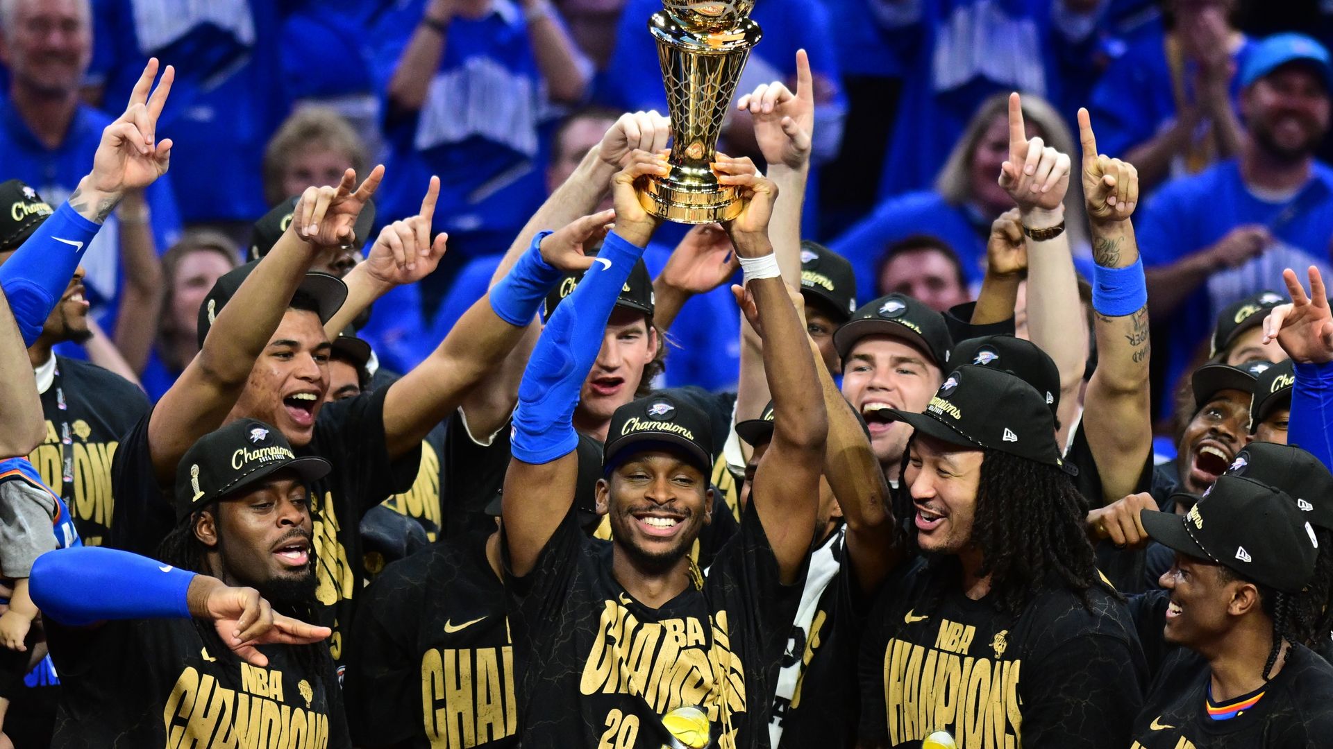 Oklahoma City Thunder verslaat gehavend Indiana Pacers en grijpt NBA-titel