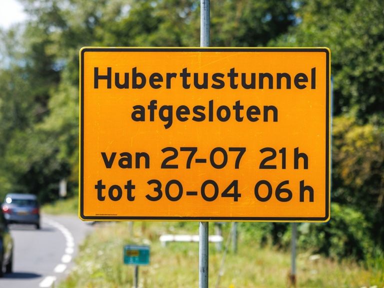 Hubertustunnel in Den Haag negen maanden gesloten voor renovatie
