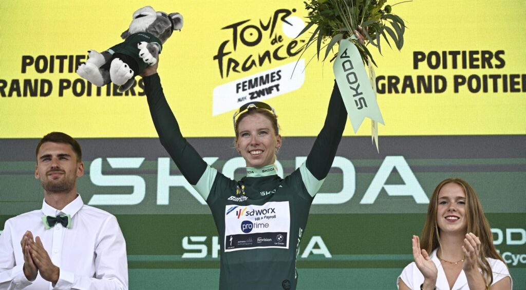 Lorena Wiebes wint tweede etappe in Tour de France Femmes