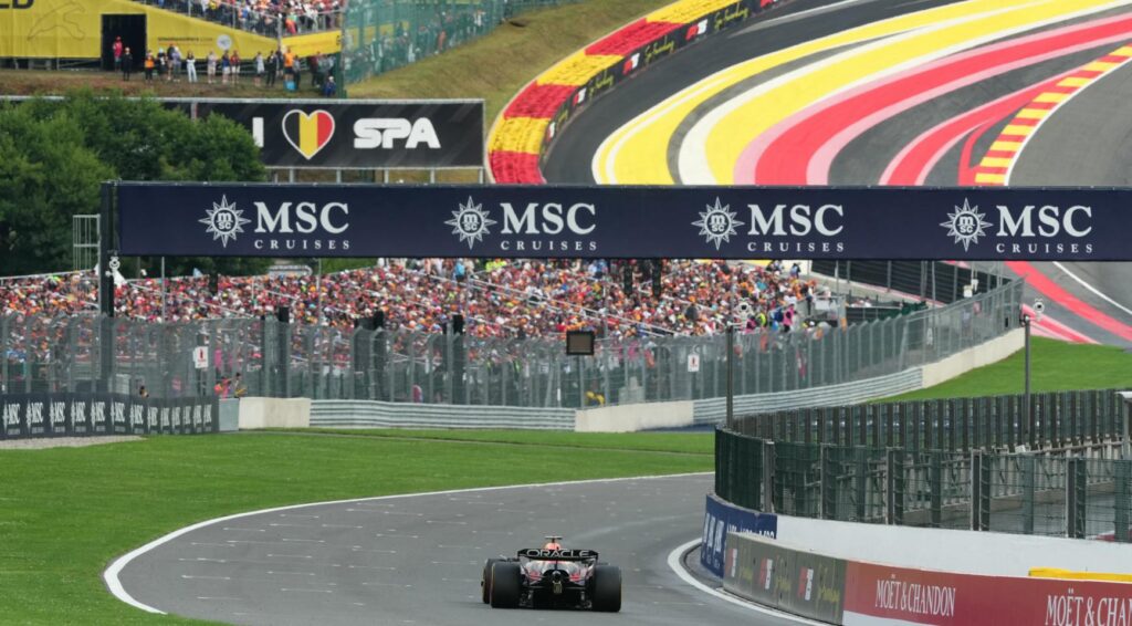 Max Verstappen eindigt als vierde in de Belgische Grote Prijs
