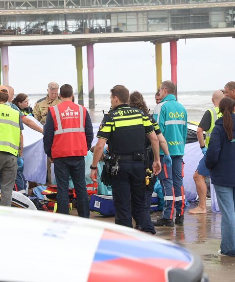 Vijf zwemmers uit zee gered door reddingsbrigade vanwege sterke stroming