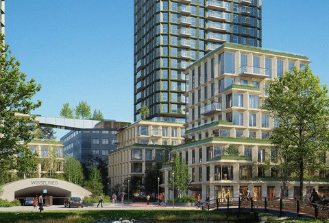 Bijna duizend nieuwe woningen in Almere-Centrum gepland
