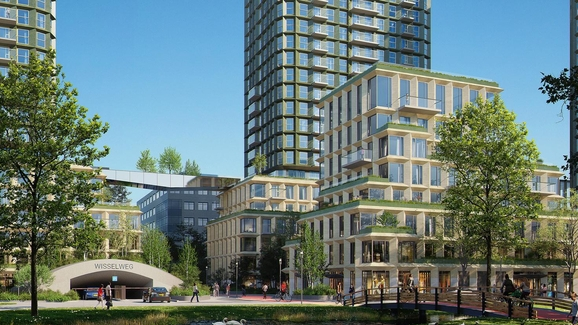 Bijna duizend nieuwe woningen in Almere-Centrum gepland