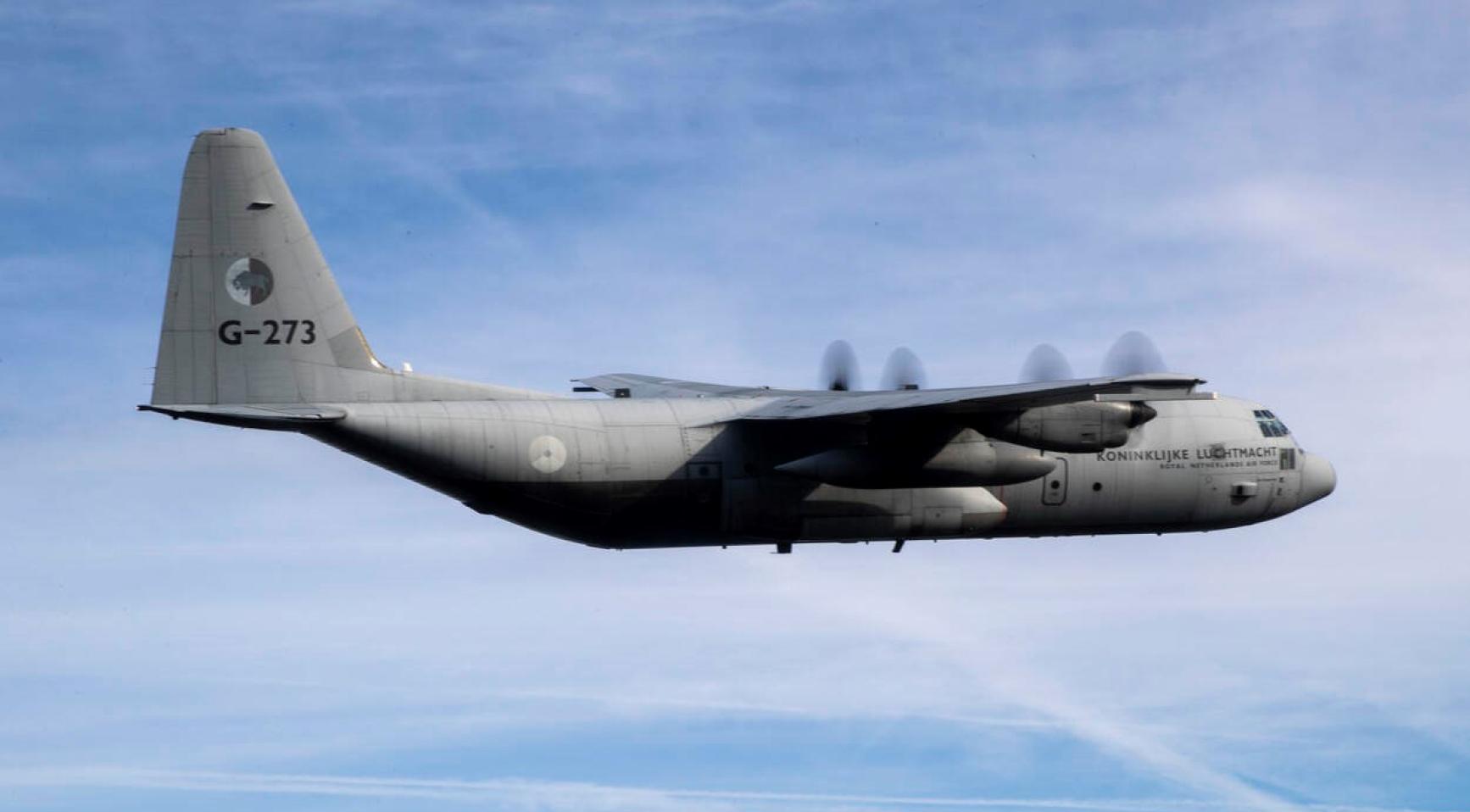 Nederlands militair vliegtuig klaar voor voedseltransporten in Gaza