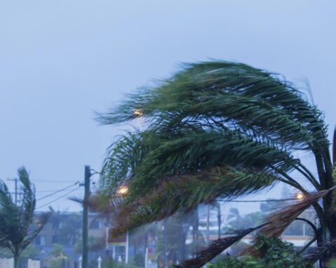 Orkaan Erin passeert Nederlandse Cariben als categorie 4 storm, KLM-vlucht keert terug
