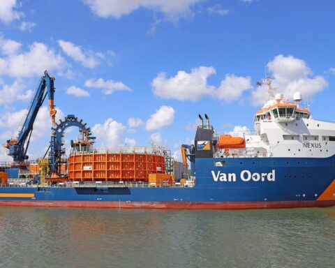 Van Oord gaat kunstmatig eiland bouwen bij Dubai