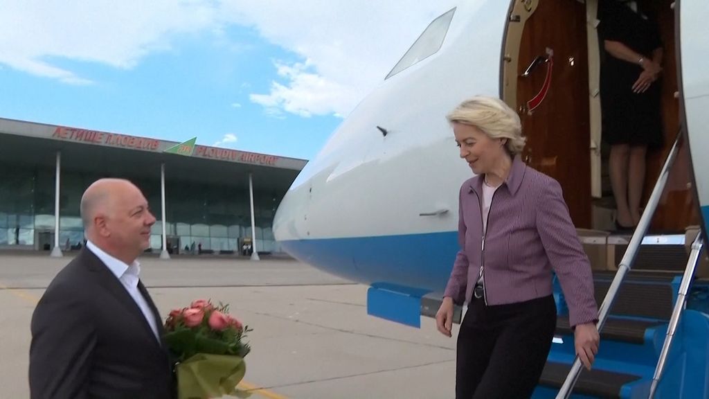 GPS-storing dwingt vliegtuig von der Leyen tot noodlanding in Bulgarije