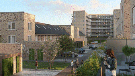 BAM start nieuwe bouwfase met 153 woningen in Amsterdam De Bongerd