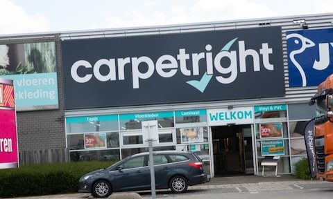 Carpetright failliet verklaard en winkels tijdelijk gesloten