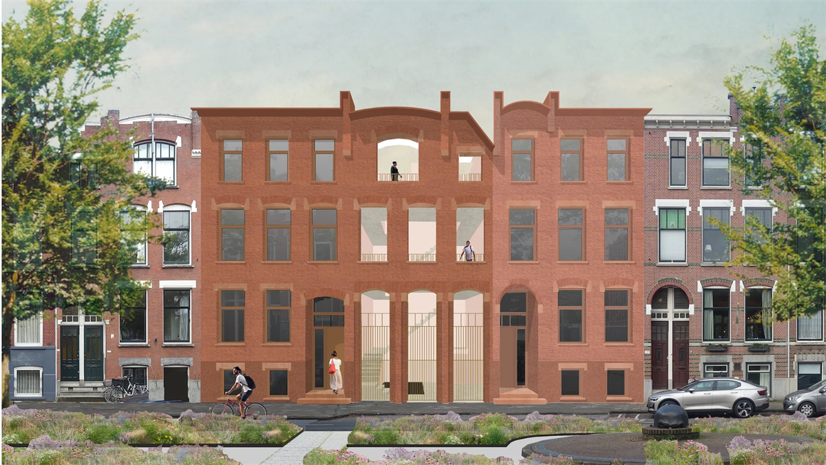 Gat van Middelland wordt eerste Paris Proof passiefhuis in Rotterdam na verwijdering van bom uit de oorlog