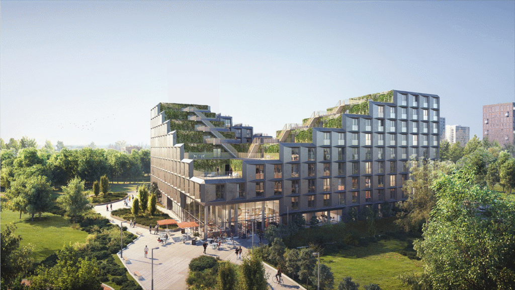 Groen licht voor 500 short-stay-studio's in Kronenburg, Amstelveen