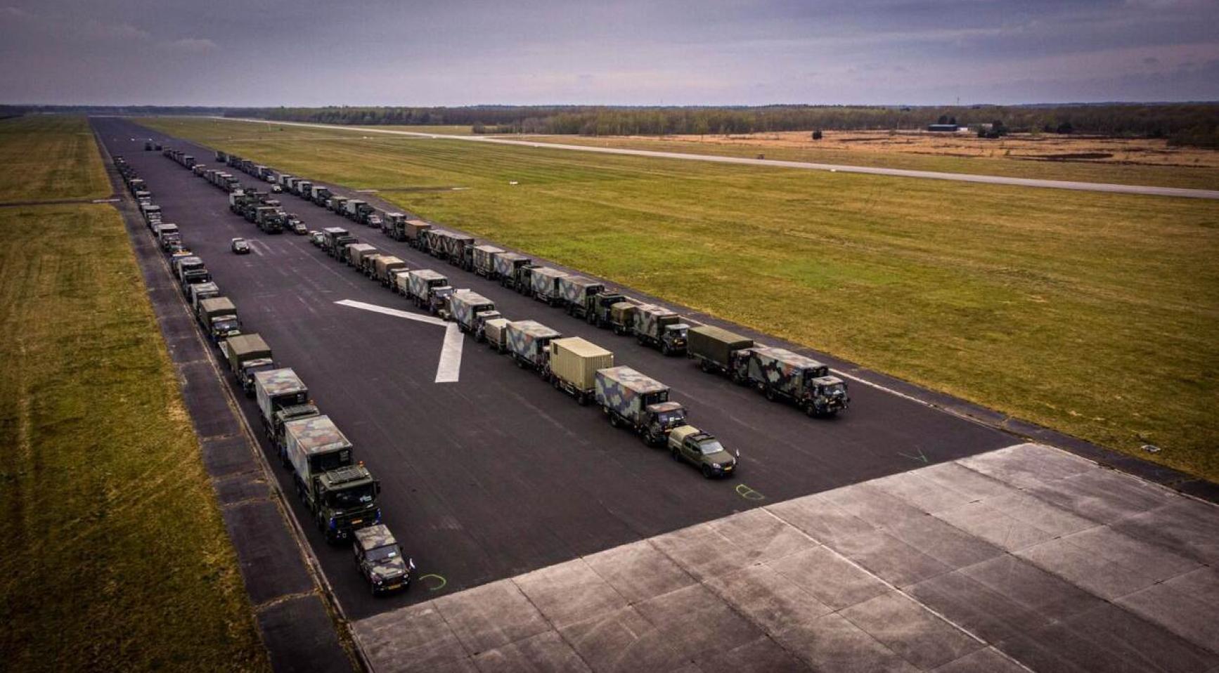 Groot militair konvooi rijdt zaterdag door Nederland; verkeershinder verwacht