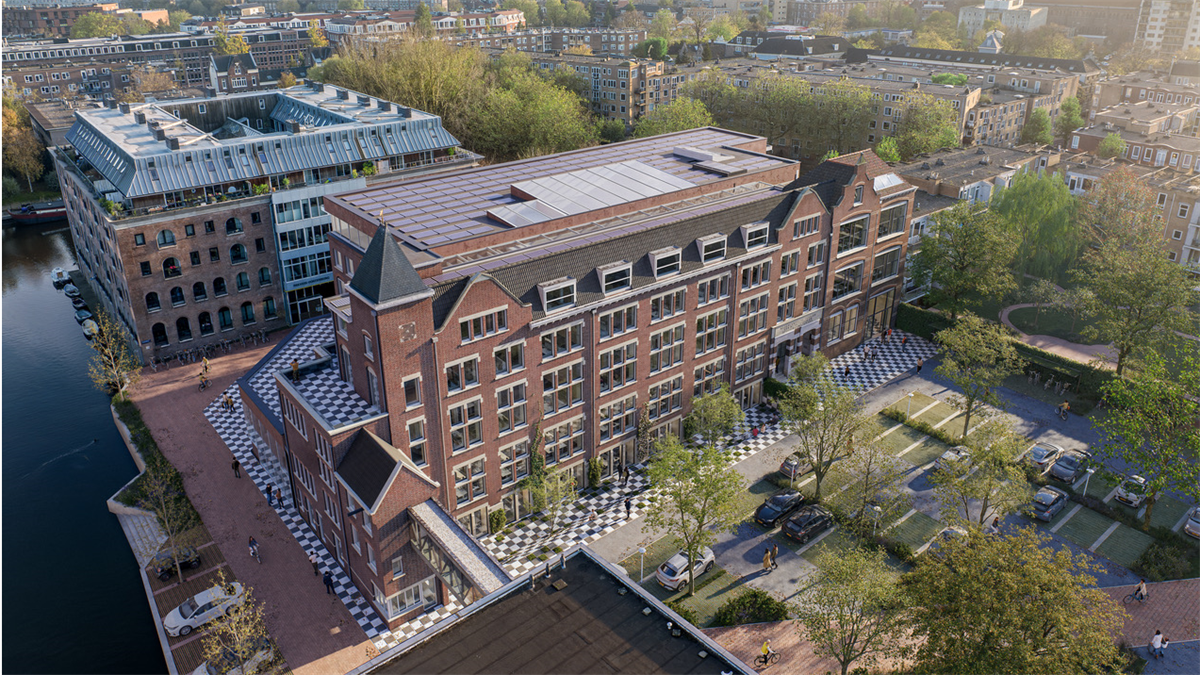 Herontwikkeling van Werkspoor-hoofdkantoor tot The Foundry in Amsterdam vordert snel