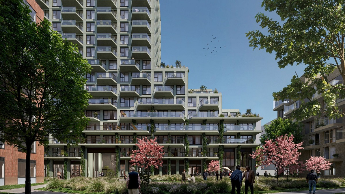 MoederscheimMoonen ontwerpt woontoren met 200 seniorenappartementen in Brainpark Rotterdam