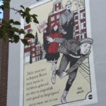 Muurschildering van Kees de jongen onthuld in de Jordaan als eerbetoon aan icoon