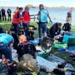 Oefening van duikers in Almere eindigt in noodreddingsactie na incident in Vinkeveen