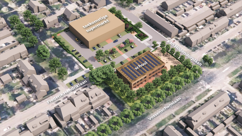 Supermarkt en basisschool wisselen van locatie in Woerden voor duurzame vernieuwing