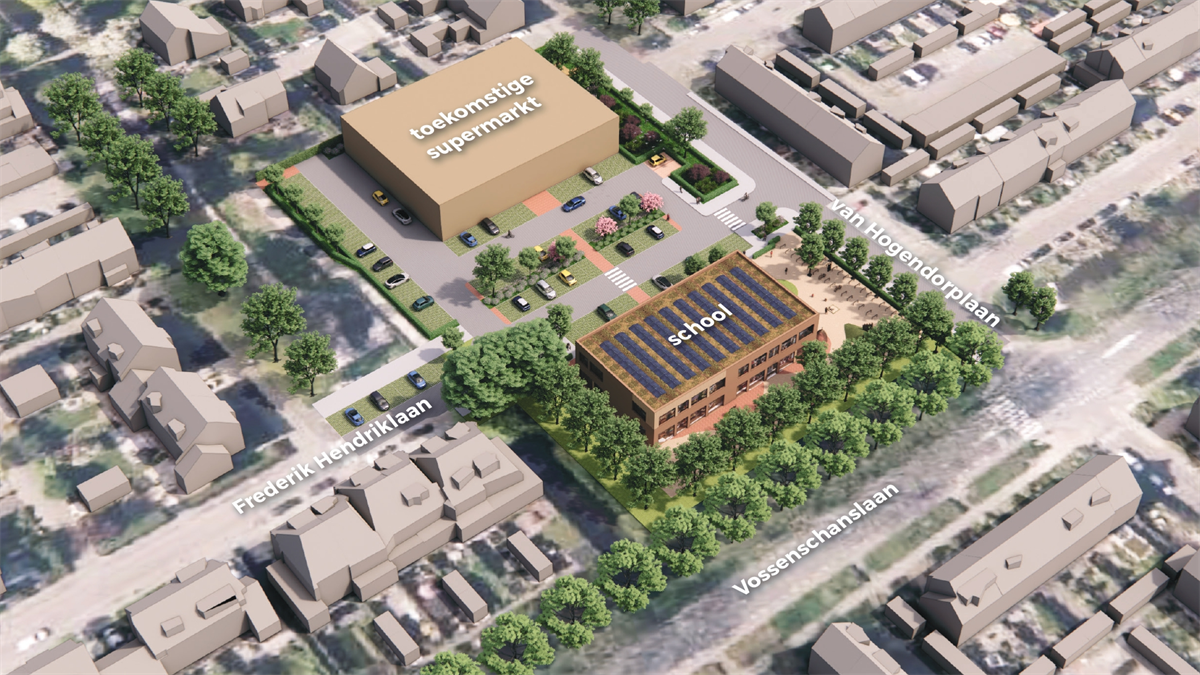 Supermarkt en basisschool wisselen van locatie in Woerden voor duurzame vernieuwing