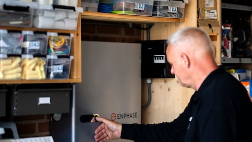 Thuisbatterij levert aanzienlijk minder op: van 175 euro naar 90 euro per maand