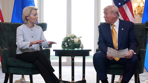 Von der Leyen presenteert plan aan Trump voor stopzetting Russische olieimport
