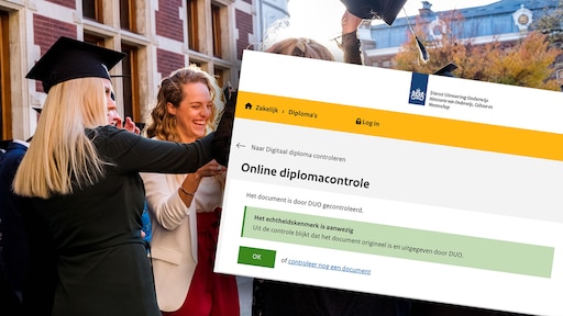 Werkgevers kunnen nu online de echtheid van diploma's controleren