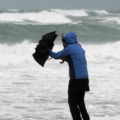 Winderige en natte dagen in Nederland; code geel voor sterke wind langs de kust