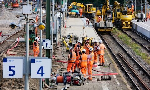 600 miljoen euro vereist voor kwetsbaar Nederlands spoor