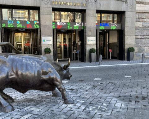AEX in Amsterdam opent op donderdag op recordhoogte van 958,97 punten