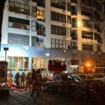 Brand in appartementencomplex Amsterdam Nieuw-West resulteert in ontruiming van honderd woningen
