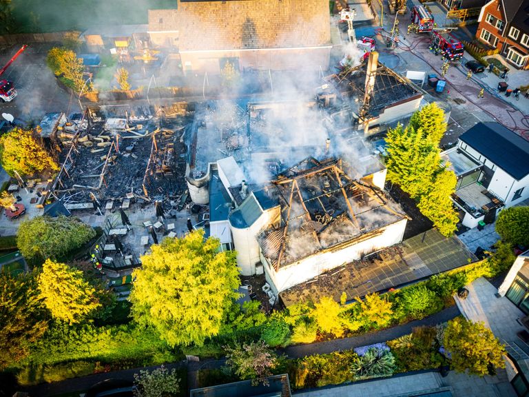 Brand in partycentrum Ridderkerk doet politie vermoeden van brandstichting
