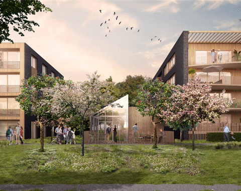 Centrumontwikkeling Hendrik-Ido-Ambacht met 86 woningen en biodiversiteit van start