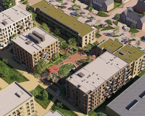 Feestelijke start van de bouw van HONK in Hoofddorp met minister Keijzer en wethouder van Straten