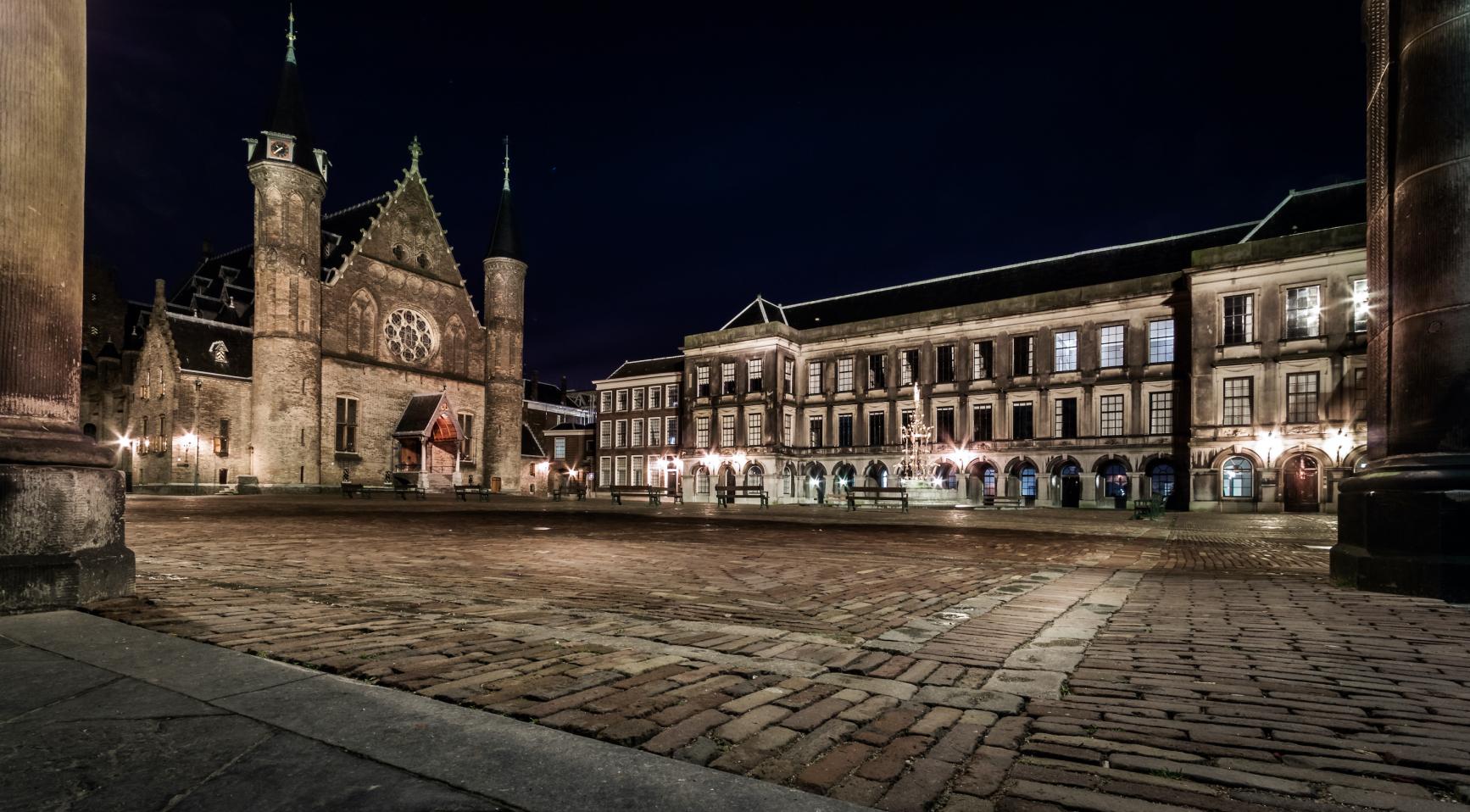 Laser show gepland voor oudejaarsavond aan het Binnenhof in Den Haag