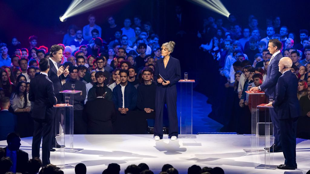 Lijsttrekkers voeren fel debat in EenVandaag verkiezingsdebat
