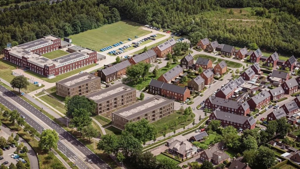 Nieuwe woonwijk De Wijer in Hapert biedt 42 grondgebonden woningen en 81 appartementen