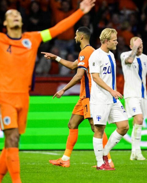 Oranje haalt overtuigende 4-0 overwinning op Finland in Amsterdam