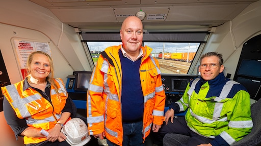 Prorail test zelfrijdende goederentrein met veel inzet en uitdagingen