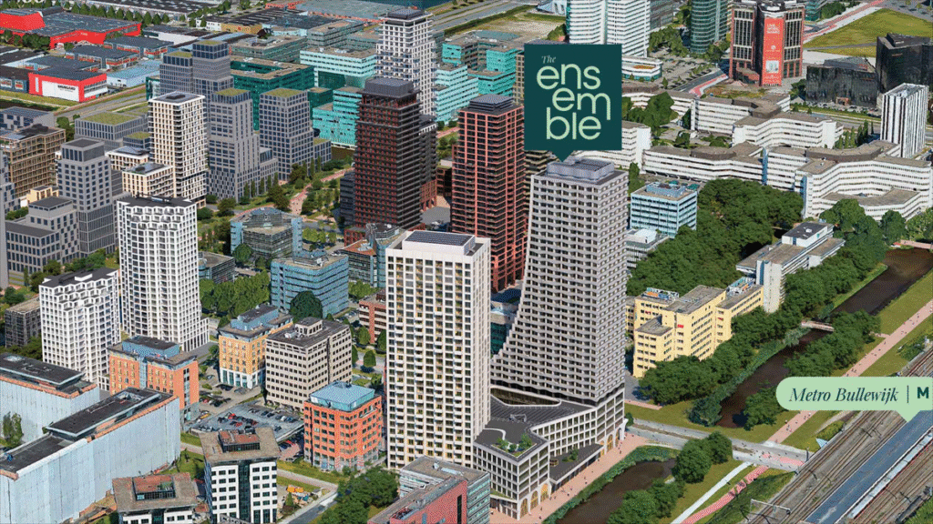 Techbedrijf vestigt 5.000 m2 kantoor in The Ensemble, Amsterdam-Zuidoost