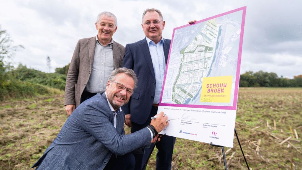 VanWonen ontwerpt duurzame wijk met 347 woningen in Zutphen