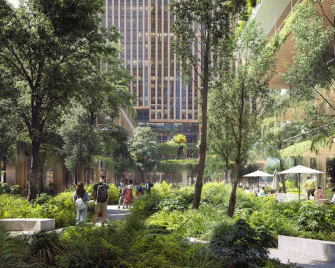Voormalig hoofdkantoor ABN Amro transformeert naar groene stad Zudo met 300 woningen
