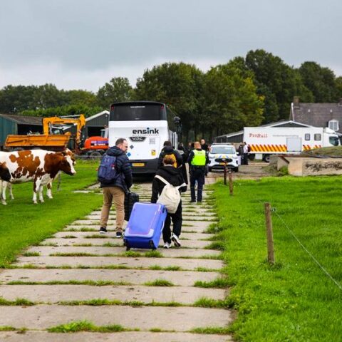 Vrachtwagen trekt bovenleiding los bij Teuge, trein gestranded tussen Apeldoorn en Deventer