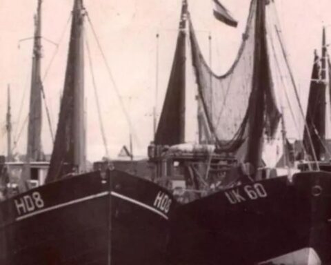 Wrak van viskotter HD8 71 jaar na zinken voor de kust van Terschelling gevonden
