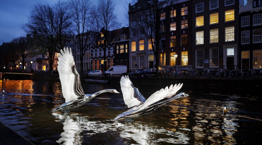 Amsterdam verlicht voor de 14e editie van het Lichtfestival met thema erfgoed