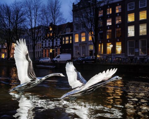 Amsterdam verlicht voor de 14e editie van het Lichtfestival met thema erfgoed