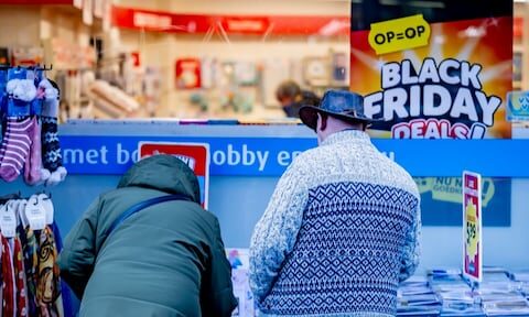 Consumenten geven opnieuw meer uit tijdens Black Friday